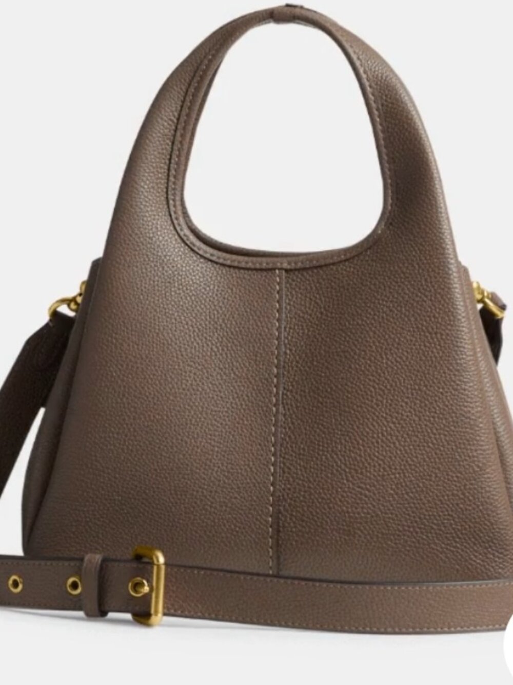 Nwt Coach Lana 23 Pebble leather, color: dark stone - Picture 6 of 11